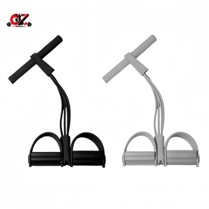CZFIT High Quality Fitness EVA+TPE Material Foot Pedal Resistance <b>Bands</b> for Adults Sit up Pull Rope Available to Everyone - Product Image 1