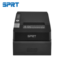 Impresora Térmica de Recibos SPRT de 80 mm, ESC/POS, USB/Ethernet, Compatible con Win/Mac/Linux, 1 Año de Garantía, Papel Térmico en Stock