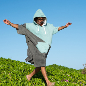 Custom Microfiber Terry Hooded Beach Poncho <strong>Towel</strong> <strong>Robe</strong> Surf Poncho <strong>Changing</strong> <strong>Towel</strong> for Adult - Product Image 1