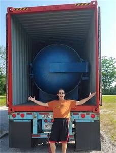 Sterilizzatore automatico a vapore per <span class=keywords><strong>Autoclave</strong></span> a doppia porta 1000L per la coltivazione di funghi - Product Image 3