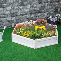 Boîte de jardinière de jardin surélevée en plastique HDPE de haute qualité pour fleurs et plantes