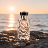 Botol Parfum Kaca Silinder Transparan Grosir 50ml dengan Tutup Semprot, Laris Manis Lintas Negara, Botol Parfum Kosong, Botol Bening