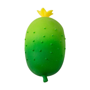 Jouet anti-stress réaliste en forme de concombre, doux, à remontée lente, sensoriel, à presser, pour enfants et adultes, cadeau pour fêtes - Product Image 1