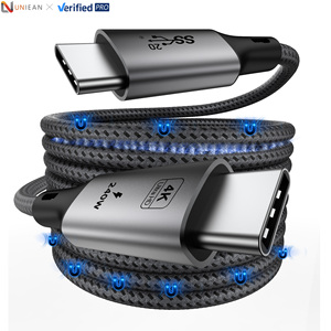 Uniwan Từ USB C <span class=keywords><strong>4.0</strong></span> Type-C Cáp 4K 8K 100W 240W Loại C Nhanh Chóng Sạc Cáp Dữ Liệu 48Gbps Cho Iphones Để <span class=keywords><strong>Android</strong></span> PC - Product Image 1