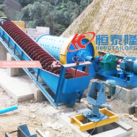 Machine de traitement minéral de haute qualité, économie d'eau, or, cuivre, extraction de sable, double vis, séparateur, prix en spirale