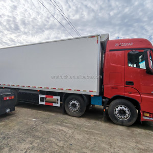 Camión <span class=keywords><strong>Tractor</strong></span> Refrigerado Foton Auman EST 6X4 Rojo Usado, 510HP, Euro5, Volante a la Izquierda, para Transporte de Alimentos Congelados en Contenedor, Larga Distancia - Product Image 3