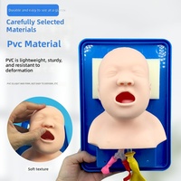 Maniquí de Entrenamiento para Intubación Traqueal Neonatal SCIEDU, Modelo de Entrenamiento Médico para Reanimación Neonatal con Demostración Instructiva