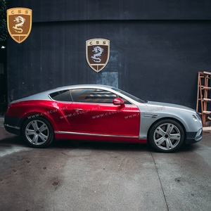 Pare-chocs avant en fibre de verre, Kit de carrosserie pour Bentley 2012 GT <span class=keywords><strong>GTC</strong></span>, mise à jour à 2017, haute qualité - Product Image 4