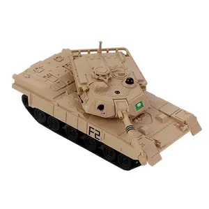 Tanque RC personalizado 6 canais RC tanques de batalha do exército 2.4G 20 minutos de controle remoto brinquedos militares