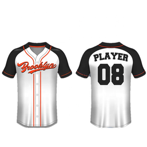 Biểu Tượng Tùy Chỉnh Boston <span class=keywords><strong>Red</strong></span> Jersey 100% Polyester V Cổ Bóng Chày & Softball Mặc Với Đầy Đủ Nút - Product Image 2