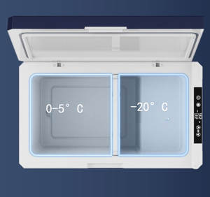 ตู้เย็นช่องแช่แข็งใน<span class=keywords><strong>รถ</strong></span>ยนต์พร้อมหน้าจอสัมผัส LCD อุปกรณ์ทำความเย็นใน40L MH-40CET - Product Image 2