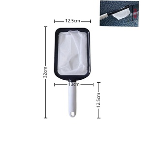 Épuisette à feuilles pour <span class=keywords><strong>piscine</strong></span> Addotron, <span class=keywords><strong>petite</strong></span> et manuelle, avec manche détachable - Product Image 4