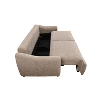 Canapé-lit pliant OEM, design européen, trois places, sectionnel avec rangement, ensemble de canapés confortables pour canapé sans structure.