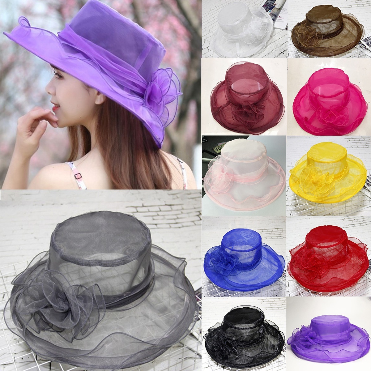 Womens Kentucky Derby Hats - Vintage Fashion & Sun Protection