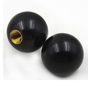 Tùy chỉnh màu sắc xử lý Bakelite bóng xử lý đen đỏ máy kẹp nữ Brass Threaded xử lý knobs - Product Image 4