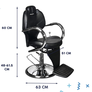 Nouveau châssis rond chaise hydraulique fauteuil de Marseille salon de coiffure chaise en métal meubles de Salon salon de coiffure chaise de coiffure - Product Image 2
