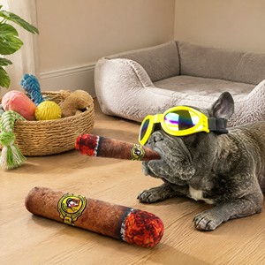 Juguete Masticable para <span class=keywords><strong>Perros</strong></span> Grandes en Forma de Cigarro, Resistente, con Sonido, para Limpiar los Dientes, Juguete Resistente para Interiores para <span class=keywords><strong>Perros</strong></span> Mordedores Agresivos - Product Image 5