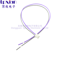 Kabel Rakitan Elektronik Bersertifikasi UL RoHS, Kabel Terminal 2 Pin Pitch 2.5mm, Kabel Harness Single-ended XHP-2 yang Dapat Disesuaikan, OEM