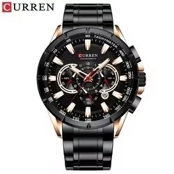 Montre Homme CURREN 8363 Nouvelle Collection Tendance, Montre-Bracelet à Quartz Sportive avec Chronographe, Bracelet en Acier Inoxydable, Idéale pour les Affaires - Product Image 6