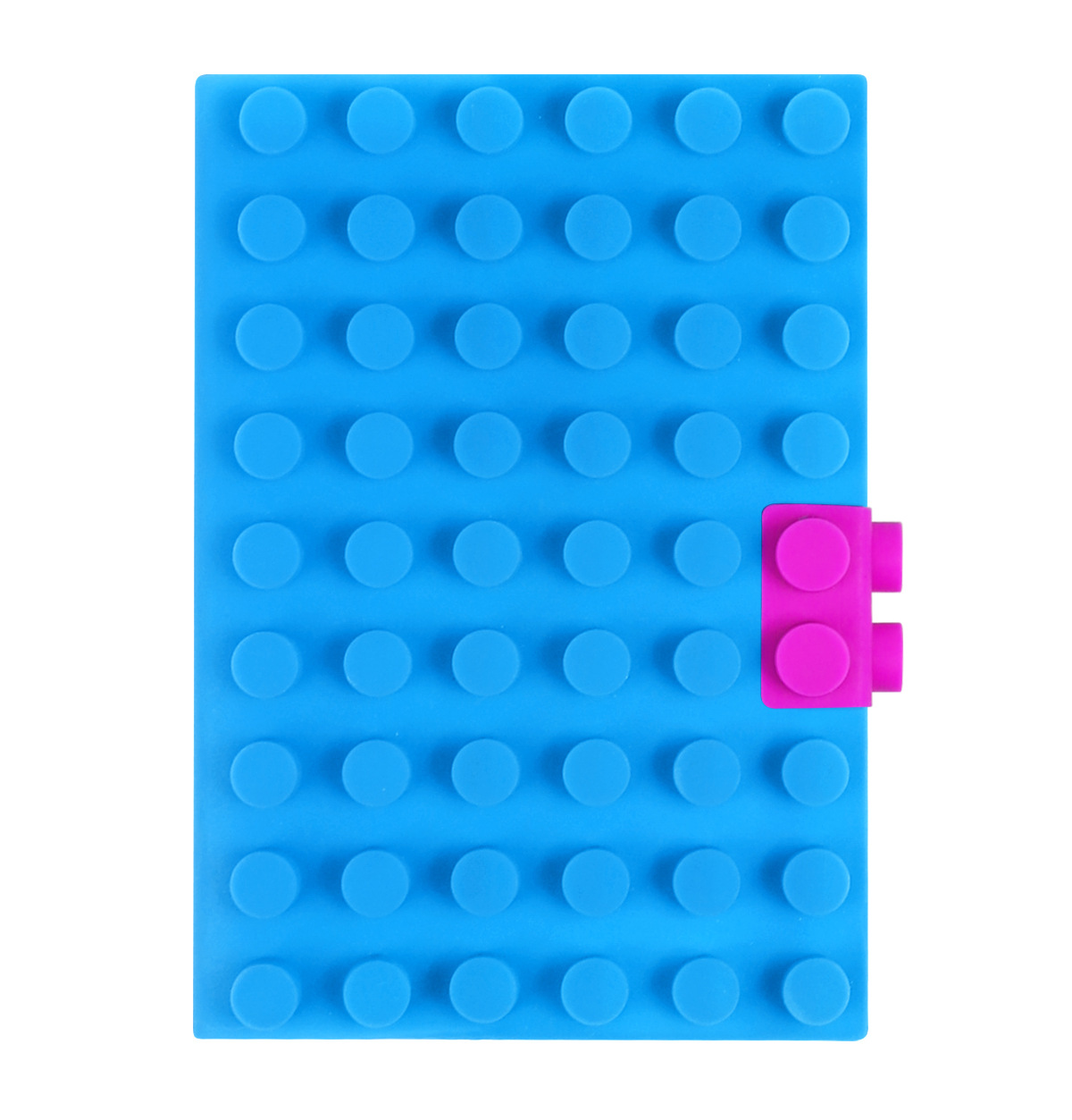 สมุดโน้ตลายจุด A6 (สีฟ้า 003#)