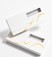 Boîte d'emballage personnalisée avec insert, carton pliable en gros pour emballage de gloss à lèvres, stylo, eye-liner, crayon
