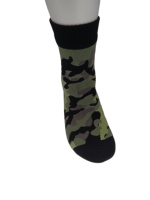 DIBEIREN Chaussettes de Pêche Imperméables à la Cheville Camouflage Impression à 360 Degrés Légères Coussinées Saison d'Hiver Motif 3D Bas