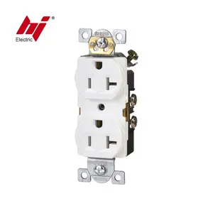 UL CUL-conector de iluminación americano, 125V, 20A, dúplex