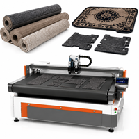 Machine de découpe CNC à couteau oscillant pour matériaux textiles domestiques, tapis, tapis de sol, velours, canapé, tapis de voiture