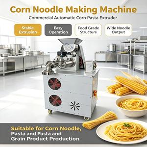 Macchina Elettrica Automatica per la Produzione di Noodles e Spaghetti in Acciaio Inox Zhengzhou Pasen, 7.5kW 380V, Capacità 120kg/h, Nuova - Product Image 1