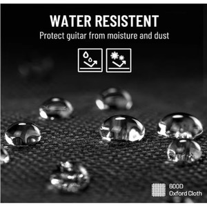 Échantillon gratuit : Housse de guitare acoustique multi-poches, 6 poches, rembourrage épais de 10 mm (0,4 pouce), étanche, pour les performances - Product Image 4