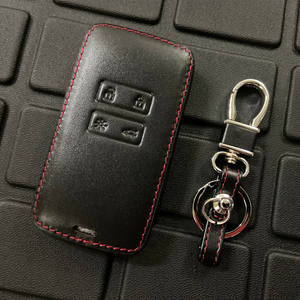 Étui de clé de voiture en cuir à coutures 3D pour Koleos pour Laguna 2 3 Megane 1 2 3 Sandero avec fermeture suspendue Boîte unique incluse - Product Image 1