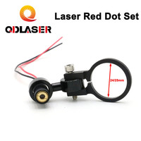 Modul Laser Pencari Lokasi Merah Sinar Titik dengan Dudukan untuk Penanda Pelurus Mesin Aksesori Pemosisian Laser