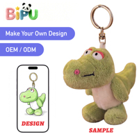 Porte-clés en peluche personnalisé chiot West Highland, pendentif chien mignon en coton, breloque de sac en peluche douce, vente en gros OEM