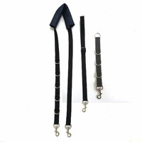 2024 vente chaude réglable en Nylon chien toilettage ventre sangle laisse animal de compagnie bain pour chiens chat chiot Kitty coupe de cheveux lavage noir