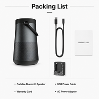 BOSES IP55 Portátil 360 °   Altavoz para Uso en Interiores y Exteriores, Resistente a Salpicaduras y al Polvo, Fácil de Transportar, Altavoz Inalámbrico BT