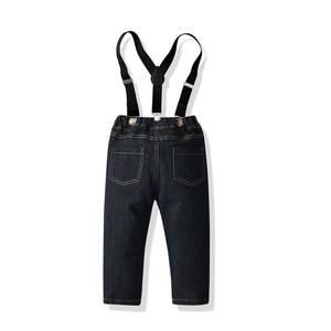 <span class=keywords><strong>Ensemble</strong></span> de vêtements pour garçons 4 pièces Chemises + nœud papillon + bretelles + pantalon Ensembles Tenue de cérémonie pour bébé garçon KBLS-033 - Product Image 5