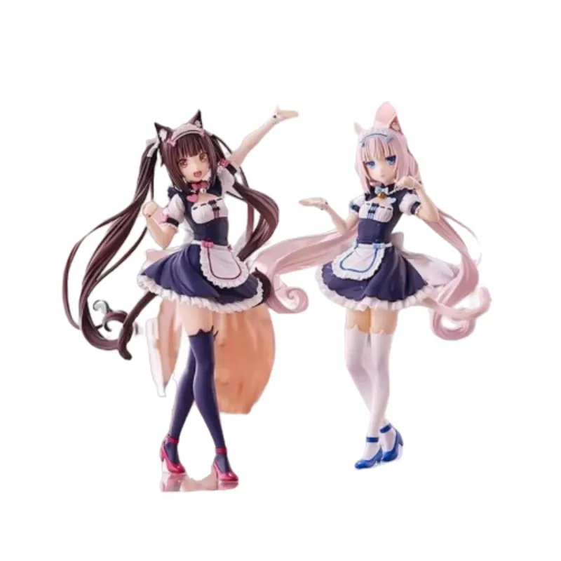 20CM Hentai PVC 2 Estilos Nekopara Chocolat Maid Girl Juguetes Anime Sexy nude Bunny Girl Figuras de acción