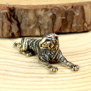 Juego de Doce Figuras de Animales del Zodiaco en Latón - Rata, Buey, Tigre, Conejo, Dragón, Serpiente, Caballo, Cabra, Mono, Gallo, Perro, Cerdo - Product Image 5