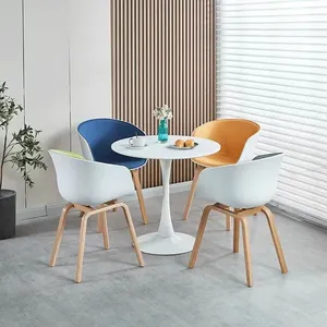 Modern Upholstered Dining <b>Chair</b> Featuring <b>Metal</b> Legs Modern Upholstered Dining <b>Chair</b> Featuring <b>Metal</b> Legs - Product Image 2