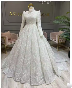 S0681F Vestidos de Fiesta Tallas Grandes con Pedrería, Vestido de Novia Elegante para Mujer, Vestido de <span class=keywords><strong>Boda</strong></span> <span class=keywords><strong>Civil</strong></span>, Vestidos de Gala - Product Image 2