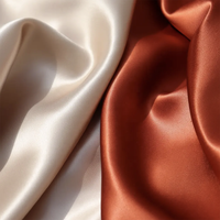 Tissu satiné extensible brillant effet mémoire pour robes, jupes, chemisiers, pyjamas, vêtements de nuit et de détente – Doux et confortable