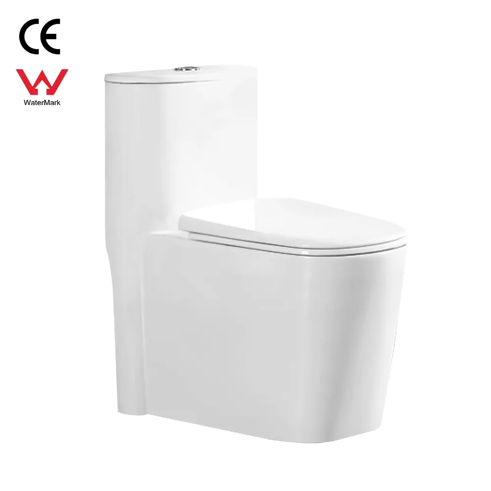 Cuvette de toilette blanche Offre Spéciale en céramique Super whirlpool siphon type S-trap Water Closet Floor Mounted One Piece Toilette