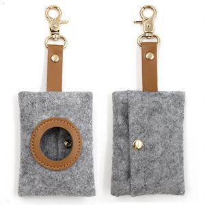 Dispensador de Bolsas para Excrementos de Perro a Granel, Contenedor de Fieltro Ligero con Llavero para Mascotas al Aire Libre - Product Image 4