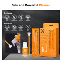 Kit de nettoyage d'objectif de voyage K&F CONCEPT 16 mm APS-C, écouvillons de nettoyage de capteur, bâtonnets de nettoyage pour appareil photo numérique
