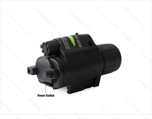 Đèn Công Suất Mạnh Dây Đuôi Điều Chỉnh 3 Bánh Đa Chức Năng Đèn Pin Chiến Thuật Đèn LED Săn Bắn <span class=keywords><strong>Laser</strong></span> Màu Đỏ & Xanh Lục Tầm Xa - Product Image 3