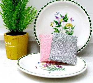 Lurex plateado brillante, esponja higiénica para limpieza de cocina, sin arañazos, varios colores, popular, muchos países europeos, nueva - Product Image 1