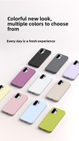 Étui antichoc intégral en silicone liquide avec cuir tanné végétal intégré pour Oneplus Ace 6T