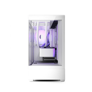 Caja de <span class=keywords><strong>PC</strong></span> AIGO Micro ATX con Soporte para Múltiples Ventiladores, Cristal Templado de 360 mm, Caja Vertical para Juegos con Soporte para Placa Base, para Gamers - Product Image 6