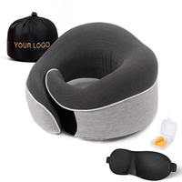 Portable avion avion vol vol cou soutien repos oreillers personnalisé Comfyt voyage mémoire mousse cervicale enfants enfant PU tricoté