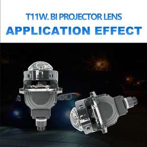 IDISON T11W gris personnalisé 12V 75W phare Angel Eye 6500K feux de conduite lentille de projecteur pour voiture pour modèles X5 Prius 2 ans - Product Image 3